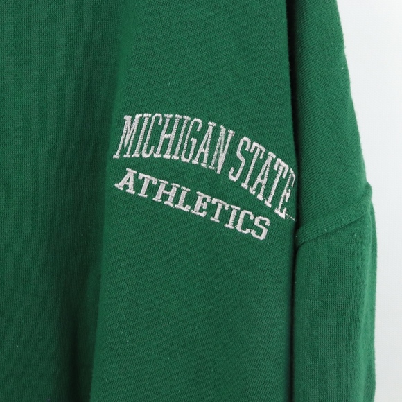 90s Mens Large Michigan State Athletics Sweatshirt - Picture 4 of 8